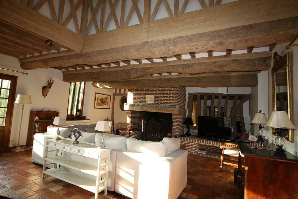Maison Normande de Caractère A Colombages Saint-Hymer Extérieur photo