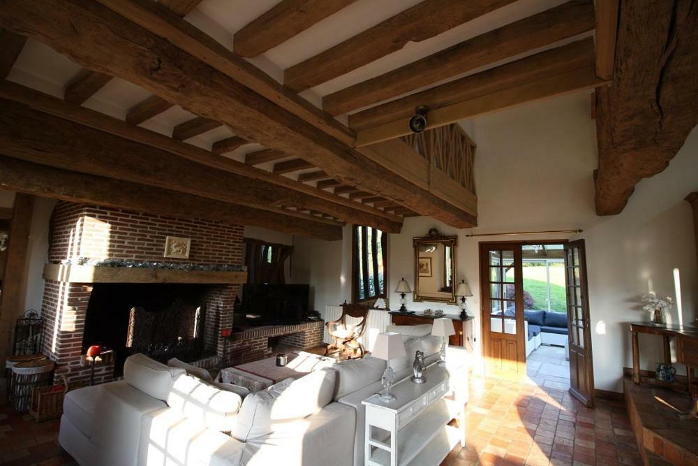 Maison Normande de Caractère A Colombages Saint-Hymer Extérieur photo