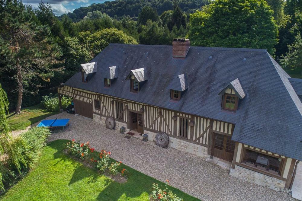 Maison Normande de Caractère A Colombages Saint-Hymer Extérieur photo