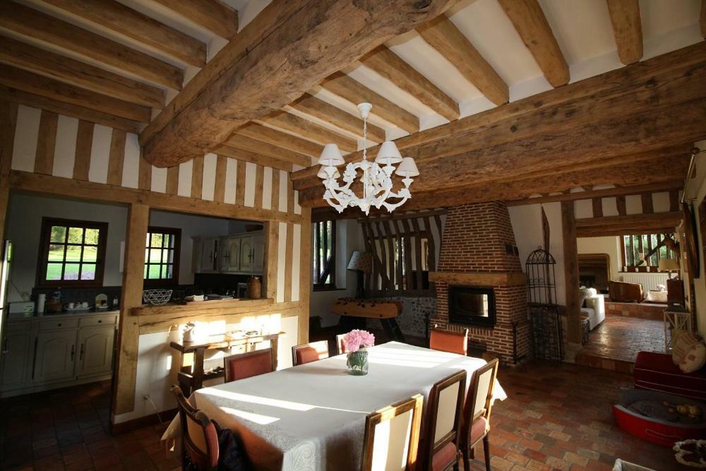Maison Normande de Caractère A Colombages Saint-Hymer Extérieur photo